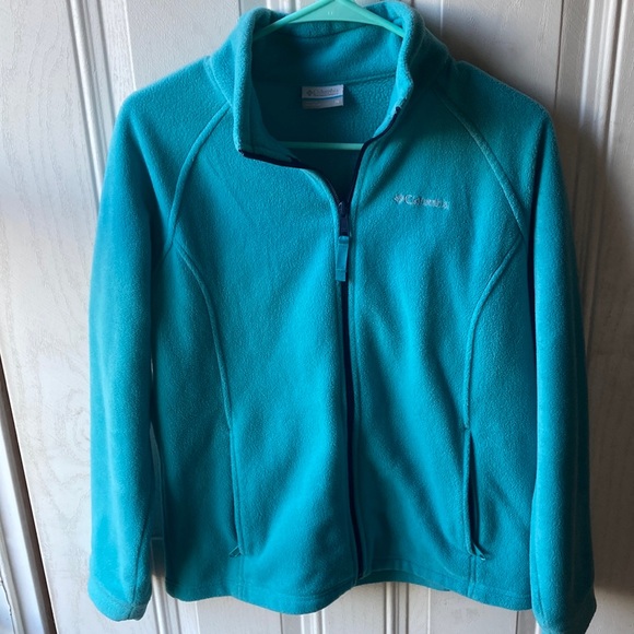 Columbia Girls Teal Fleece Jacket